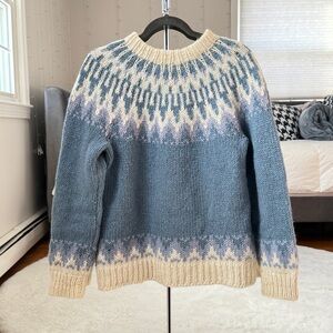 Hand Knit Icelandic Lopapeysa Sweater